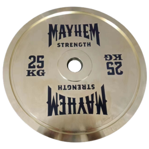 Mayhem Strength Gold Chrome Calibrated Plates